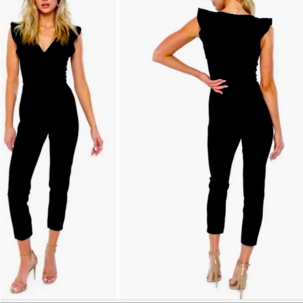 NWOT French connection black romper sz 8